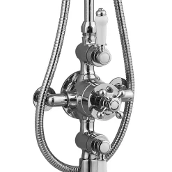 Trafalgar Traditional Triple Exposed Valve With Spout - Chrome -Aqualisa Shop trafalgartraditionaltripleexposedvalvewithspoutchromed2