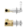 Trafalgar Concealed Individual Stop Tap + Thermostatic Control Valve With With Slider Rail Kit