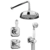 Trafalgar Traditional Concealed Individual Diverter + Thermostatic Control Valve With Handset + 8" Shower Head 2 Trafalgar Traditional Concealed Individual Diverter + Thermostatic Control Valve With Handset + 8" Shower Head -Aqualisa Shop traisvpk2 d5