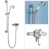 Trafalgar Traditional Dual Exposed Thermostatic Shower Valve Inc. Slider Rail Kit