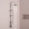 Trafalgar Traditional Deluxe Exposed Shower - Chrome 2 Trafalgar Traditional Deluxe Exposed Shower - Chrome -Aqualisa Shop ttdxcd6