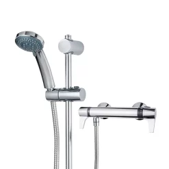 Triton Exe Lever Thermostatic Bar Shower Mixer & Kit