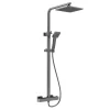 Venice Cubo Brushed Gun Metal Modern Thermostatic Shower 2 Venice Cubo Brushed Gun Metal Modern Thermostatic Shower -Aqualisa Shop vc69bgml