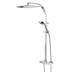 Bristan Vertico Thermostatic Exposed Bar Shower With Rigid Riser - Chrome -Aqualisa Shop vrshxdivffc nd3