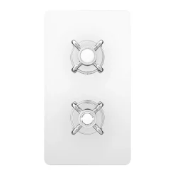 Victorian Plumbing Astoria Traditional Twin Concealed Thermostatic Shower Valve -Aqualisa Shop vsv71 n d1