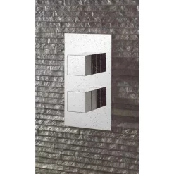 Crosswater - Water Square Thermostatic Shower Valve With 3 Way Diverter