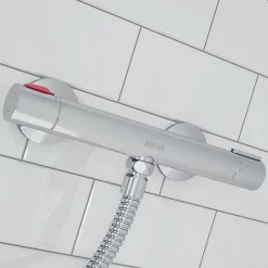 Bristan - Zing Cool Touch Thermostatic Bar Valve With Adjustable Riser Kit